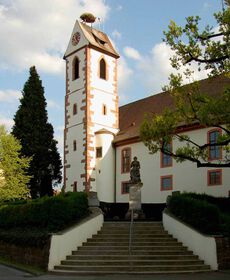 Die evangelische Kirche in Gundelfingen