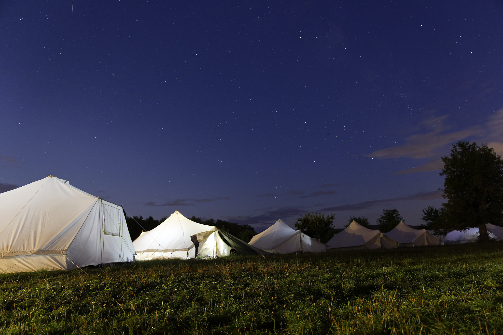 Schlafendes Jungscharcamp